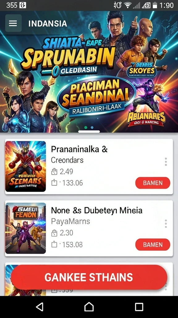 Screenshot nagaempire nomor 1